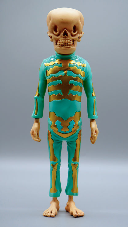 Bone Trotters Figure Teal and Gold by Matt Gordon